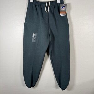 Russell Athletic Sweatpants Mens Medium Graphite Practice Gear NWT Vintage